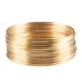 thumbnail image 1 of jifeng 50 Loops Jewelry Wire Memory Wire Art Memory Steel Wire for Necklace Earring Light Gold, 1 of 9