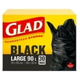 thumbnail image 2 of Glad Black Garbage Bags - Large 90 Litres,, 2 of 5