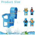 thumbnail image 3 of Above Ground Pool Plastic Drinks Cup Holder, Blue Cup Holders Fit 2 Inches or Less Poolside Round Top Tubes, 4 Packs, 3 of 6