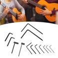 thumbnail image 4 of Kit Clé Hex, 13 Pièces Haute Dureté Multi-Tailles Ensemble de Clé à Guitare Finition Brillante pour Réglage de l'Instrument, 4 of 7