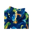 thumbnail image 4 of FOCUSNORM Robe de Nuit à Capuche pour Enfants, Imprimé Dinosaure/peignoir de Bain Uni, 4 of 9
