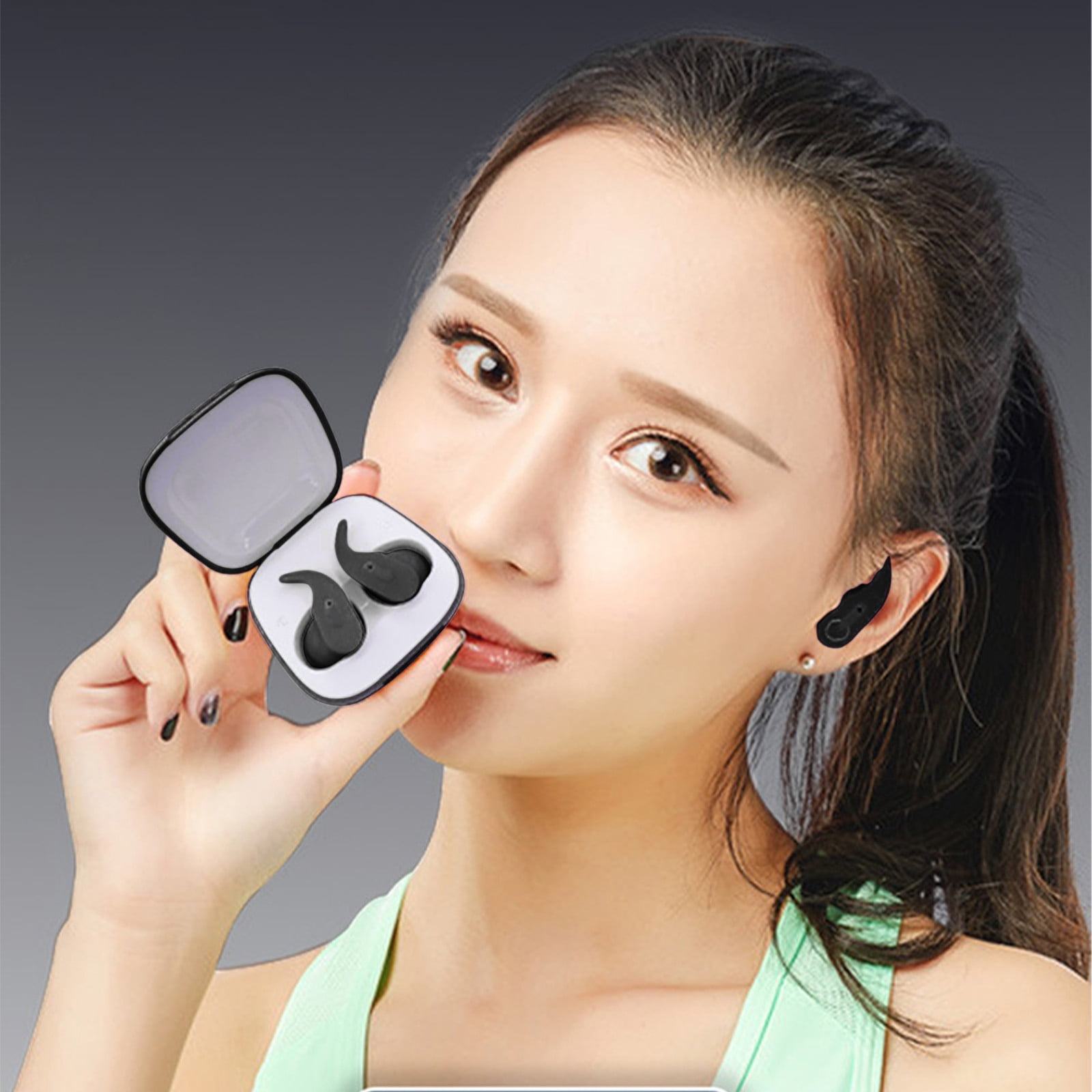 Chmadoxn Haut-Parleur Bluetooth, Audio Bluetooth Écouteurs Bluetooth Sans Fil avec Transmission Stable Intra-Auriculaire, Apparence Cool, Qualité Sonore Hi-Fi, Compact et Pratique à Transporter Écouteurs Filaires