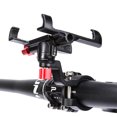 thumbnail image 2 of PROMEND 360° Rotatable Aluminum Alloy Bike Phone Mount for 25-31.8mm Handlebars, Fits 2.2-3.7in Phones, Durable & Scratch-Resistant (Black), 2 of 6