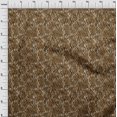 thumbnail image 4 of oneOone Polyester Lycra Brown Fabric Abstract Sewing Material Print Fabric By The Yard 56 Inch Wide, 4 of 4