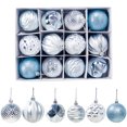 thumbnail image 2 of CEHVOM 12PCS Christmas Tree 6cm Ball Bauble Hanging Home Party Ornament Decor, 2 of 3