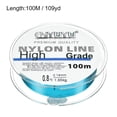 thumbnail image 2 of Uxcell 109Yard 3Lb Fluorocarbon Coated Monofilament Nylon Fishing Line Sea Blue, 2 of 7