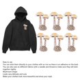 thumbnail image 4 of Mushroom Iron On Patch, Cotton Unique DIY Embroidered Mushroom Stickers Decorative 16PCS Easy To Use  For Clothing For Hat, 4 of 8