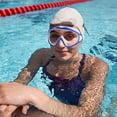 thumbnail image 5 of D-98 A Boy Girl Kids Swimming Goggles Waterproof Large Frame Diving Set With Swim Cap High Definition For Pool Fun #AOKKe, 5 of 5