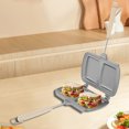 thumbnail image 1 of Wekvgz 2Pcs Double Side Sandwich Pan Heat Resistant Double Sided Frying Pan Nonstick Sandwich Maker Pan Portable Sandwich Grill Pan Reusable Hot Sandwich Maker for Breakfast Pancakes Cooking, 1 of 10