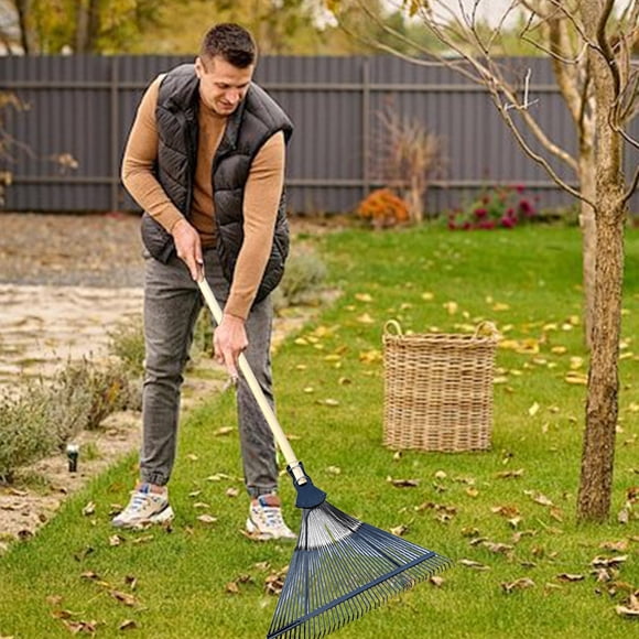 Dvkptbk Artificial Grass Rake Artificial Rake Rake for Leaves and Grass Rakes for Lawns Heavy Duty