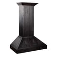 thumbnail image 2 of ZLINE 30 in. Wooden Wall Mount Range Hood in Rustic Dark Finish - Includes Motor (KPDD-30), 2 of 6