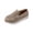 Khaki, variant on Slip on Loafers for Women, Wide Width Casual Shoes with Platform Sole, Comfortable Laceless Design for Home Leisure & Outdoor Activities