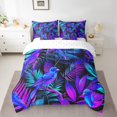 thumbnail image 2 of YST Hummingbird Bedding Set Full 7 Piece,Tropical Palm Tree Leaves Comforter Set With Sheet Set Hippie Bird Plant Botanical Bed In A Bag With Throw Pillow Cover,Reversible, 2 of 5