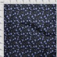 thumbnail image 4 of oneOone Rayon Medium Blue Fabric Floral Sewing Craft Projects Fabric Prints By Yard 56 Inch Wide, 4 of 4