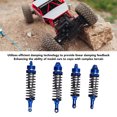 thumbnail image 4 of 2 Pairs RC Shock Absorbers, RC Car Shock Damper, Aluminum Alloy Front Rear Shocks Fit for 1/10 Scale RC Crawler, 4 of 7