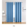 thumbnail image 2 of Xingzhi 2 Pcs Ambiance Colorée avec Rideaux Occultants en Diverses Couleurs Bleu 132*160, 2 of 6