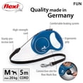 thumbnail image 2 of Flexi FUN Moyen 5m Cordon Laisse pour Chien Rétractable, 2 of 8