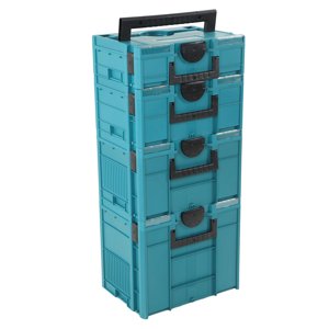 Toolbox, Sturdy Structure Multiple Compartments Tool Storage Box  For Fasteners