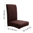 thumbnail image 3 of Sentmoon Solid Color Brushed High Elastic Chair Cover Soft And Comfortable Chair Seat Cover -proof And Dirt- Chair Slipcover Suitable For Dining Chair Todays Deals Clearance Sales, 3 of 3