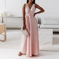 thumbnail image 4 of Ketyyh-chn99 Robes de Bal pour Femmes Robes de Soirée Formelles pour Mariage Élégantes Invitée de Mariage Soirée Robe Formelle Robes Sans Manches Rose,G, 4 of 5