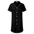 thumbnail image 1 of Kcodviy Nuisette en Satin pour Femmes, Robe de Nuit, Mini Combinaison, Nuisette Courte, Tenue de Nuit pour Dames, Chemises de Nuit pour Femmes, 1 of 5