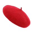 thumbnail image 1 of Dog Cat Beret Wool Yard Hat Durable Vacation Birthday Dog Cat Adjustable Elastic Rope Costume Warm Red, 1 of 9