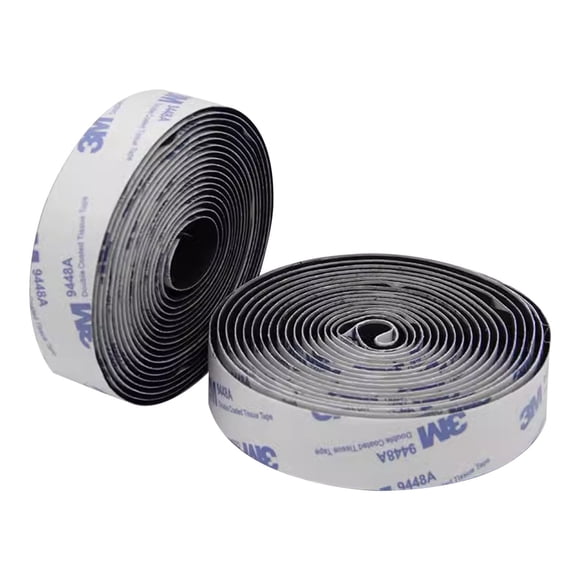 Double-Sided Adhesive Tape 16 mm x 3 m 6-Pack Heat-Resistant up to 120 °C Cold-Resistant down to -10 °C for Plastic Metal Wood Tile DIY Projects