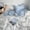 G, variant on Amzcrzy Polyester Bedding Kits Bedspread & Coverlet Sets Suitable for Bed Type In Student Dormitories Comfortable and Soft Four Piece Bedding Set Fresh Color Washed Bedding Bedding Comforter Sets