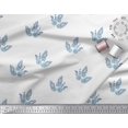thumbnail image 2 of Soimoi Moss Georgette Fabric Leaves & Floral Block Decor Fabric Printed Yard 42 Inch Wide, 2 of 3