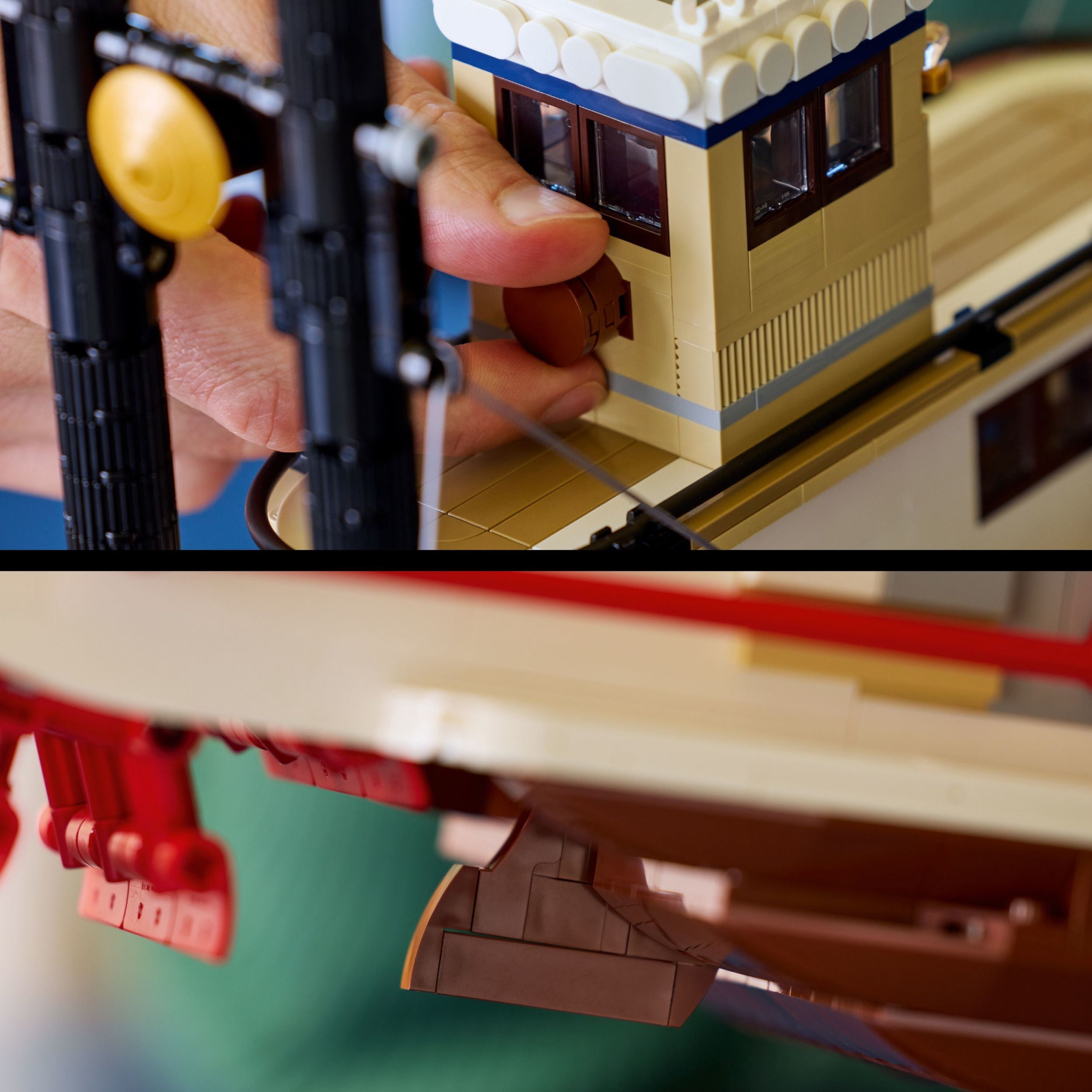 LEGO Ideas Le Bateau à Vapeur Fluvial, Décor Nautique pour la Maison 21356