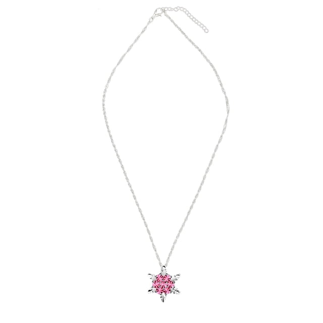 SIfdSeng Full Diamond Snowflake Necklace Creative Christmas Gift Pendant Necklace