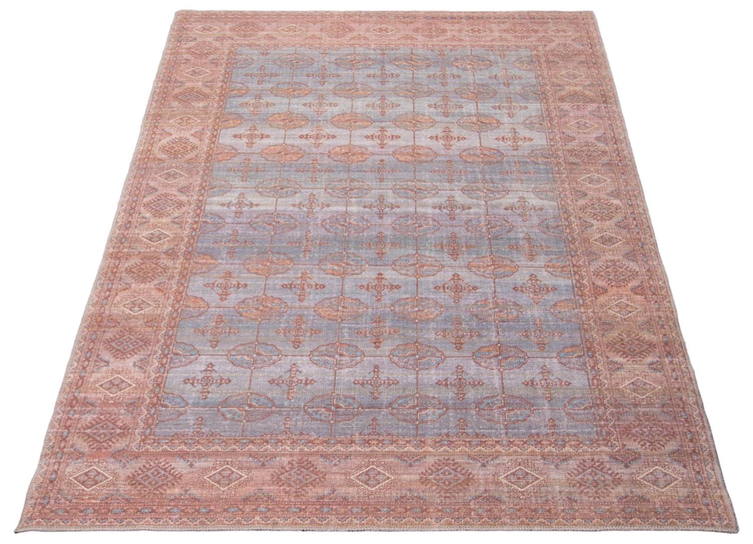 ECARPET Persian Style Area Rug, Turkoman Indoor Carpet, Eco Friendly, Machine Washable