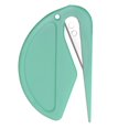 thumbnail image 1 of Green Plastic Letter Opener Mail Envelope Paper Document Slitting Tool Office Supply Green #B88WL, 1 of 8