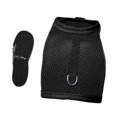 thumbnail image 3 of Yingyy Hamster Rabbit Guinea Pig Rat Ferret Rope Hamster Breathable Mesh Harness Leash Black L, 3 of 7