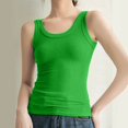 thumbnail image 2 of Besolor Summer Ribbed Tank Tops for Women Sleeveless Stretch Basic Tee Shirts Athletic Workout Yoga Tank Cami Tops, 2 of 7