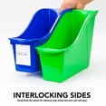 thumbnail image 2 of Storex Small Book Bin, Black, 6-Pack, 2 of 7