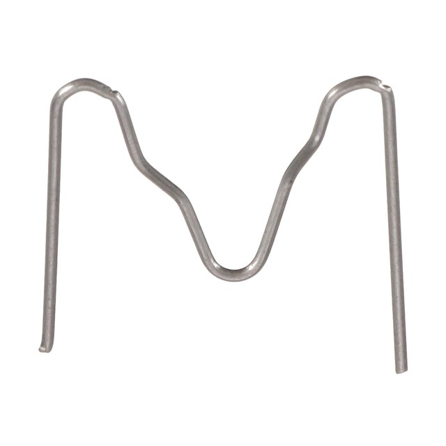 Decodeary 500 Pcs Fer à Souder de Qualité Professionnelle pour des Réparations Précises en Plastique Retard Machines de Soudage en Acier Inoxydable 0,6 en Forme de m *500 Pcs 1 Ensemble