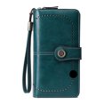 thumbnail image 1 of XZNGL Small Womens Wallets with Credit Card Slots Antimagnetic Wallet Long Zipper Womens Wallet Leather Wallet New Large Capacity Handbag in Europe and America Womens Wallets Large Capacity, 1 of 3