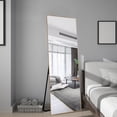 thumbnail image 1 of NeuType Full Length Floor Mirror Rectangular Gold 65"x22", 1 of 6