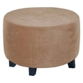 thumbnail image 2 of POINTERTECK Ottoman Footrest Covers for Diameter 48-55 Black, 2 of 7
