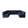 thumbnail image 1 of Patioflare Flexiform U-Shape Modular Patio Sofa Set, Blue, 1 of 6