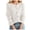 Blanc, variante sur Cardigan pour Femmes Chandail Classique Col Rond à Boutons Col Tricoté Ouvert Long Cardigans pour Femmes Cardigan d'Hiver Chandails pour Femmes Grands Chandails Doux pour Femmes Cardigan Léopard Chandail Long
