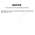 thumbnail image 2 of Transit Auto Rear Brake Drum Shoes and Spring Kit for Car Ford F-150 K8N-100319, 2 of 11