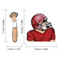 thumbnail image 3 of TopLLC Football Quarterback Wiper Stickers Car Windshield Wiper Stickers Car Car Stickers, 3 of 8