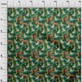 thumbnail image 3 of oneOone Rayon Dark Green Fabric Tropical Sewing Material Print Fabric By The Yard 56 Inch Wide, 3 of 5