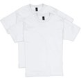 thumbnail image 2 of Hanes Mens Beefy T-Shirt 2-Pack, L, White, 2 of 4