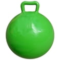 thumbnail image 1 of Lixada Durable Inflatable Jump Ball with Secure Handles for Kids and Adults - Green, Indoor & Outdoor Fun, Coordination Development, Easy Inflation, PVC Rubber Material, 440mm Diameter, 560mm Height, 1 of 6