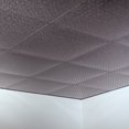 thumbnail image 2 of Fasade Miniquattro Vinyl 2ft x 2ft Lay In Ceiling Panel Galvanized Steel 5 Pack, 2 of 5