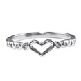 thumbnail image 1 of XZNGL Rose Gold Diamond Ring Natural White Romantic Wedding Jewelry, 1 of 9