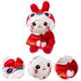 thumbnail image 3 of Rabbit Bunny Stuffed Toy Doll Chinese Zodiac Rabbit Mascot Toys Bunny Pillow Toy, 3 of 8